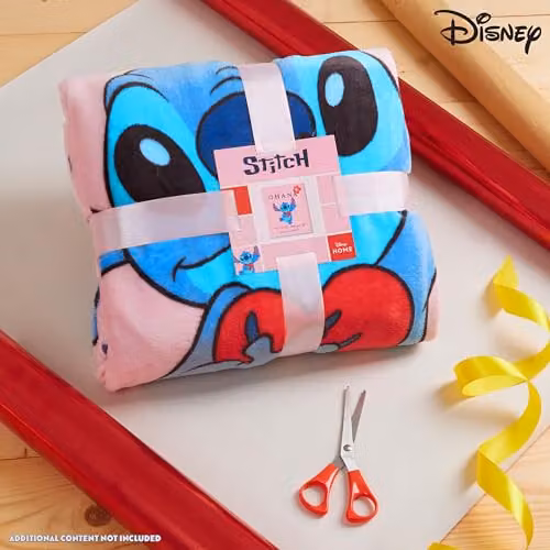 Disney Stitch Pink Fleece Throw Blanket W/D: 150 x 130 cm – 2