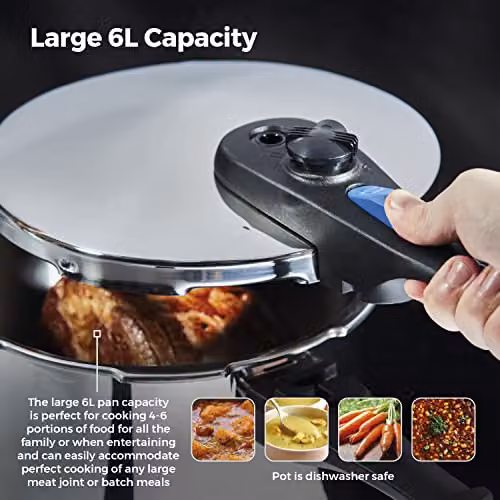 Tower Express Pressure Cooker in Silver – 3