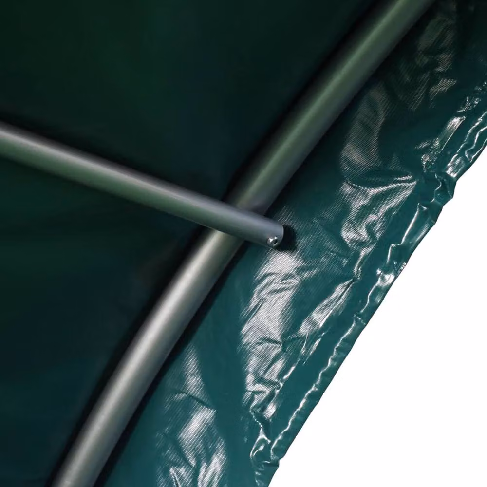 Berkfield Home Green PVC and Steel Curved Dome Livestock Tent W/D/H: 370 x 370 x 160 cm – 5