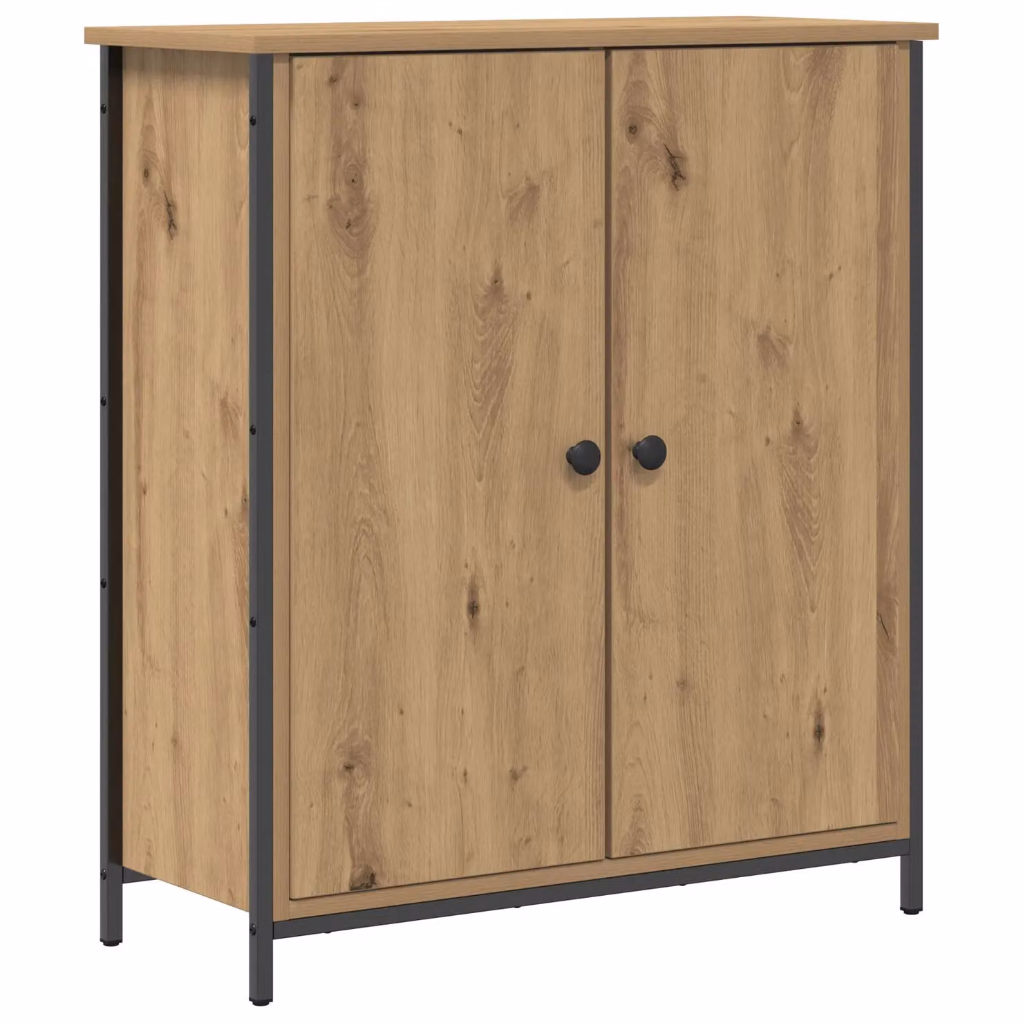 Berkfield Home Artisan Oak Sideboard in Brown, W/D/H: 70 x 30 x 80 cm – 2