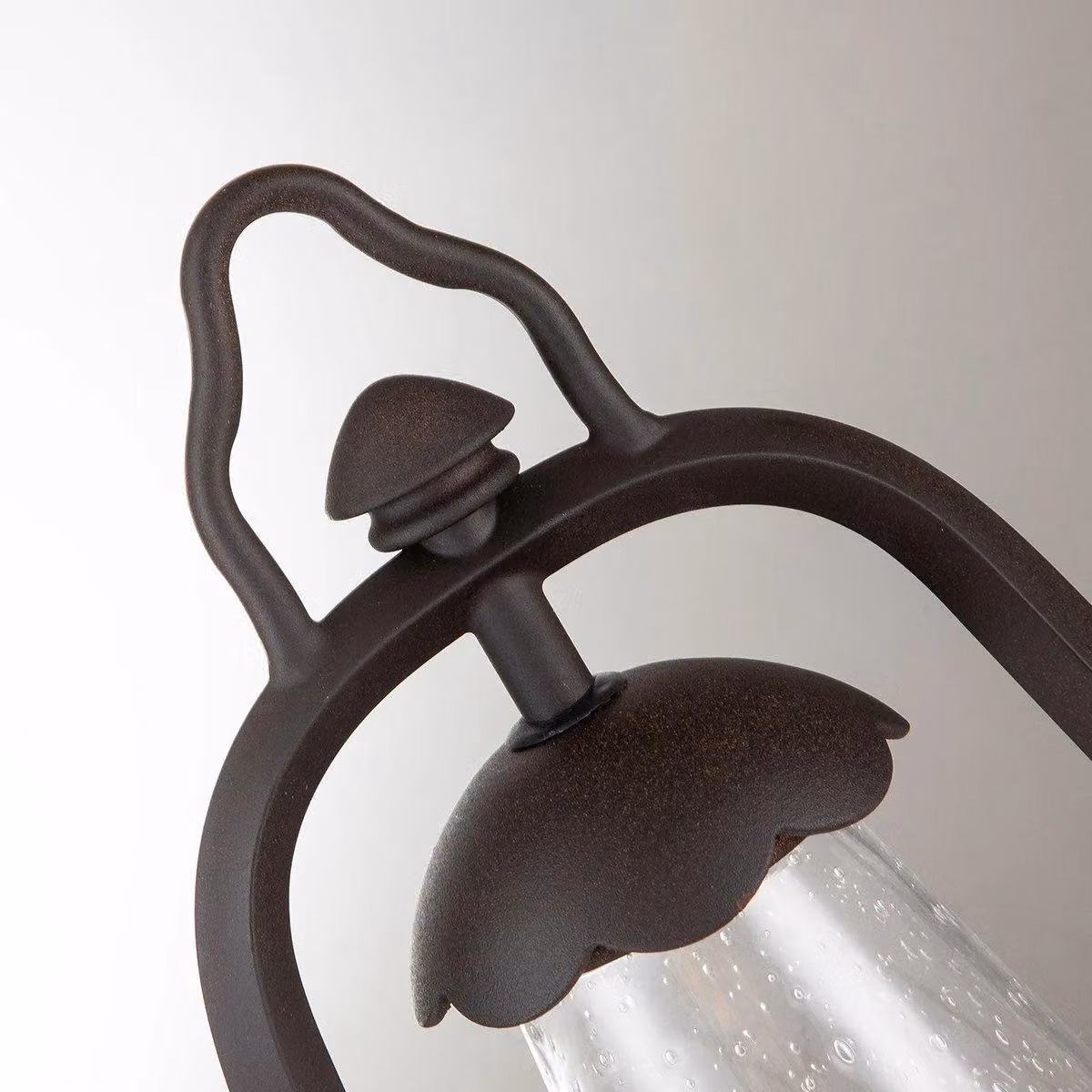 Netlighting Miners Single Light Outdoor Pedestal Lantern in Old Bronze and Brown, IP44, E14 – 4