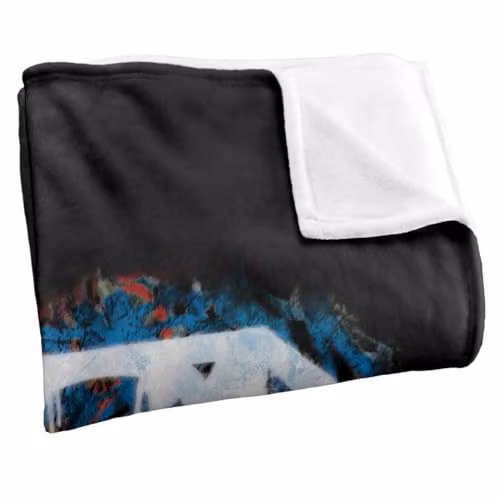 Warner Bros. Superman Real Heroes Never Die Super Soft Fleece Throw Blanket, Multicolour, W: 91 cm, D: 147 cm – 2