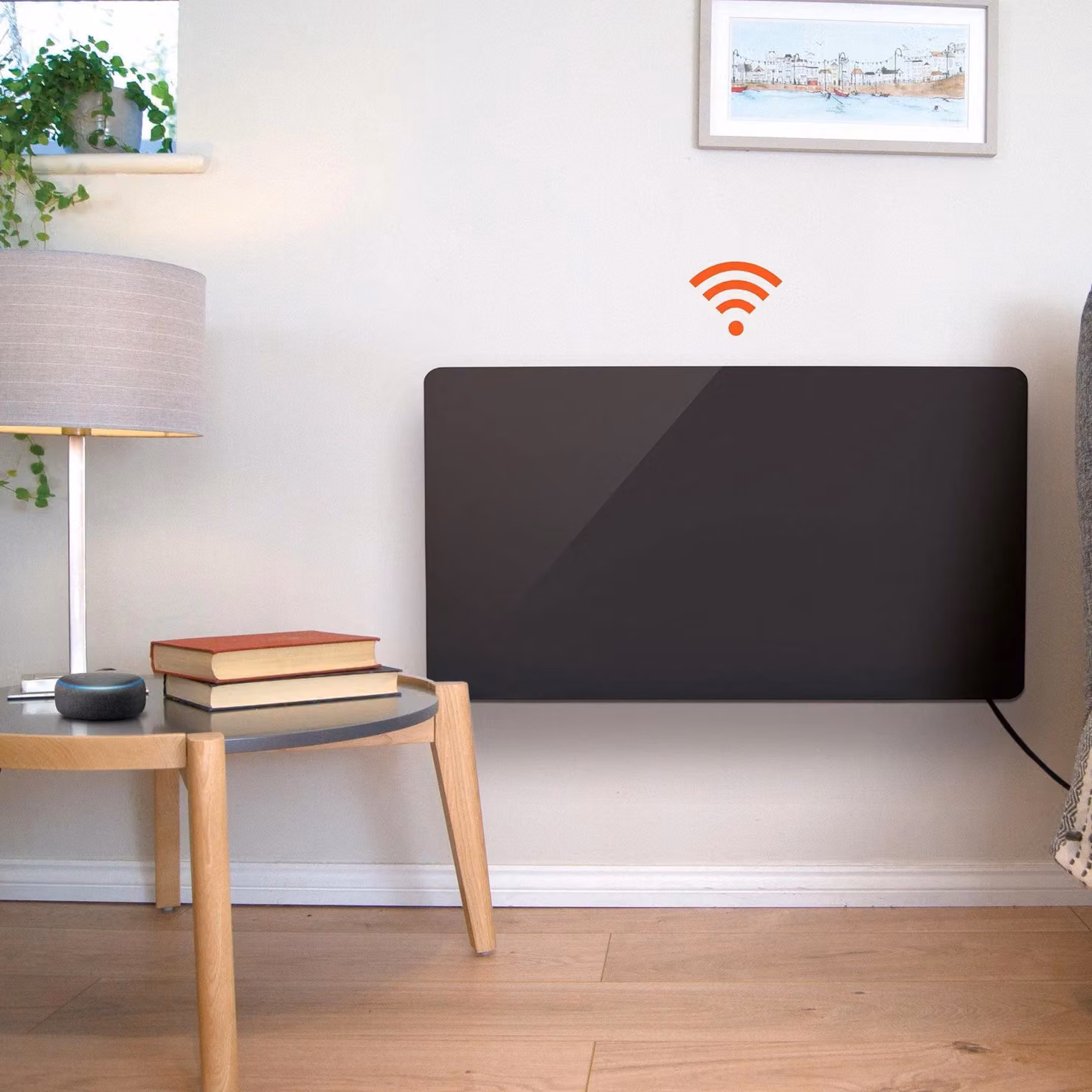 Igenix Smart Glass Panel Heater 2000 W with WiFi and App Control, Black – 4