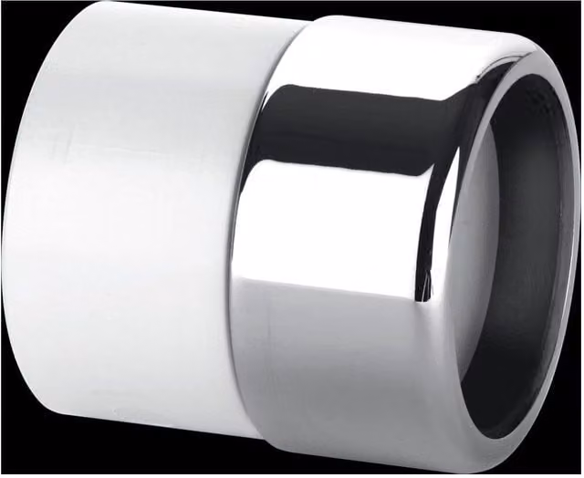 McAlpine Chrome Plated Brass Compression Straight Coupling 1.25 inch White – 1