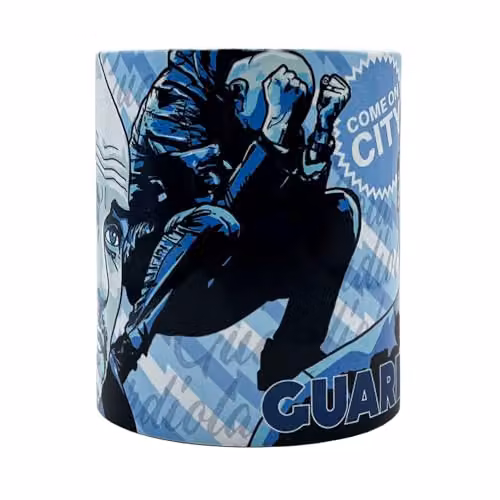 Fan Originals Manchester City Pep Guardiola Ceramic Mug, Blue, 325 ml – 2