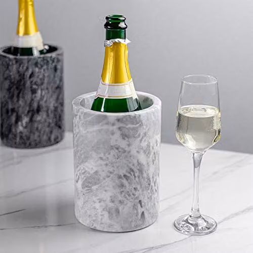 Argon Tableware Marble Wine Bottle Cooler in Grey – 2