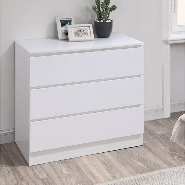 Birlea Modern White Bedroom Chest of Drawers