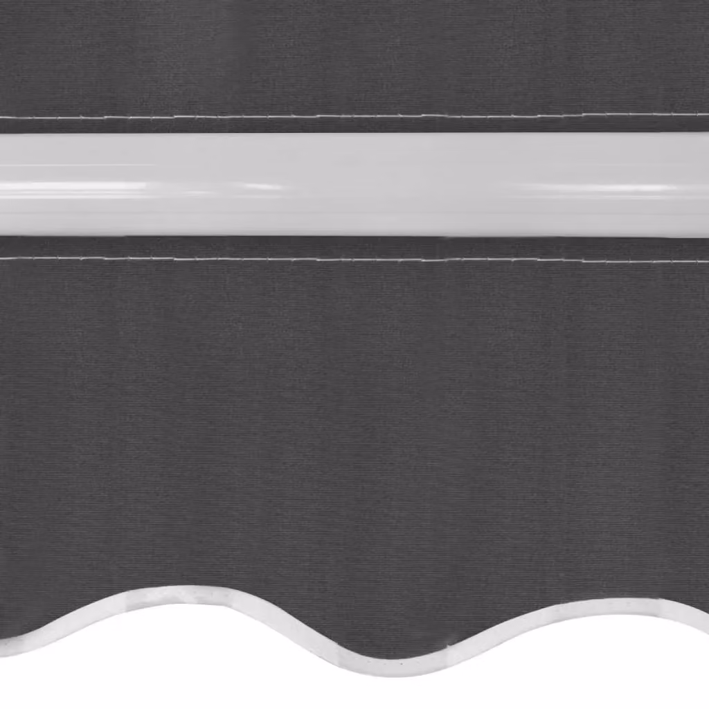 Berkfield Home Manual Crank Folding Awning in Anthracite and Black, 350 cm – 3