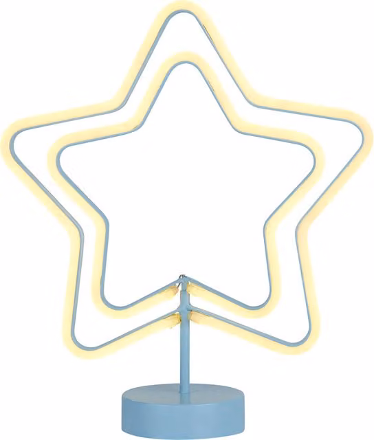 Blue LED Star Table Lamp Night Light