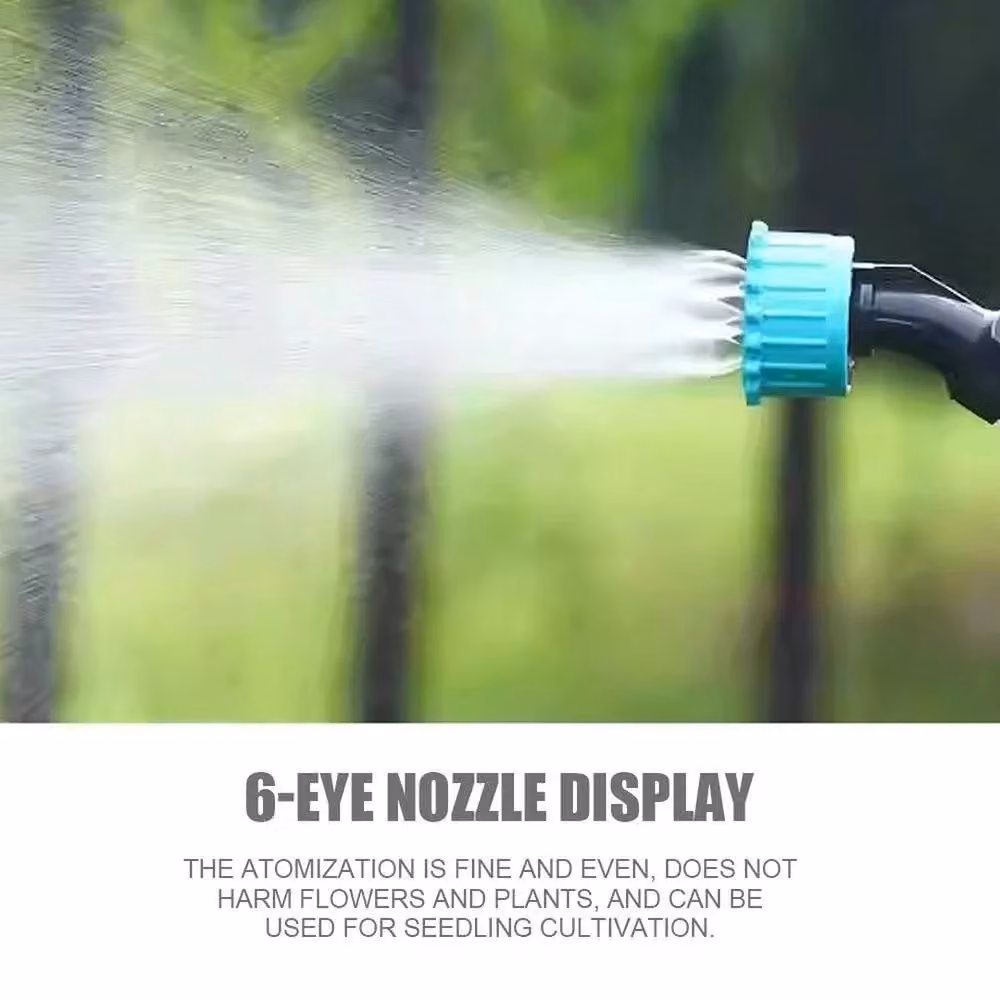 NESTLUNE 5 Litre Garden Pressure Sprayer with Rechargeable Battery in Green – 4