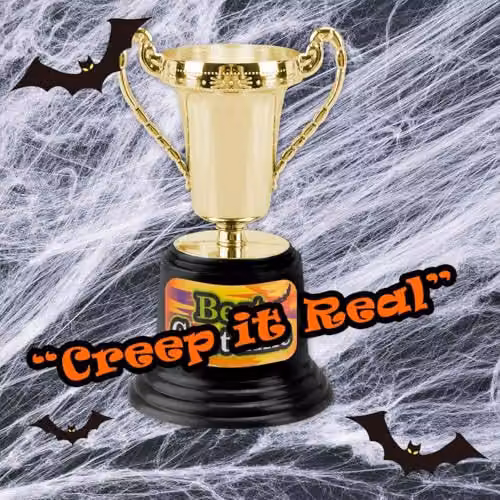 VFM e-Store Gold Halloween Party Trophy for Adults – 4