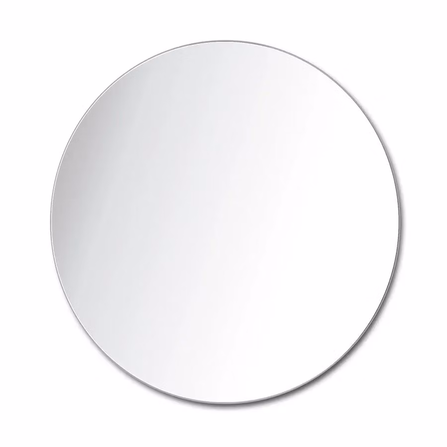 Home Garden Direct Levico Frameless Round Wall Mirror in Clear, Diameter: 70 cm – 3