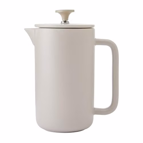 La Cafetiere Arezzo 1L Stoneware French Press Cafetiere, Beige