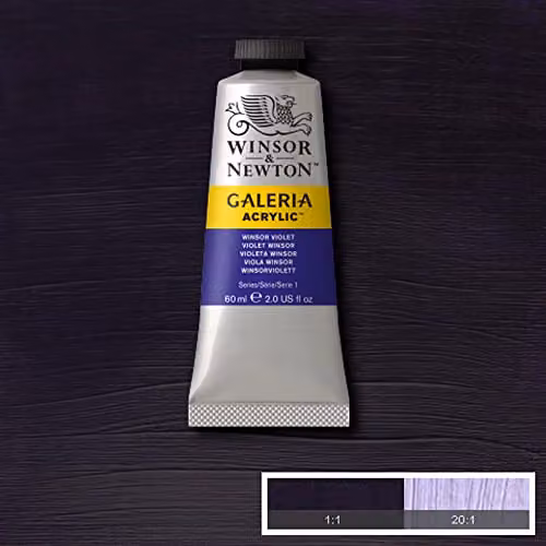 Winsor & Newton Galeria Acrylic Paint, Purple, 60 ml – 3