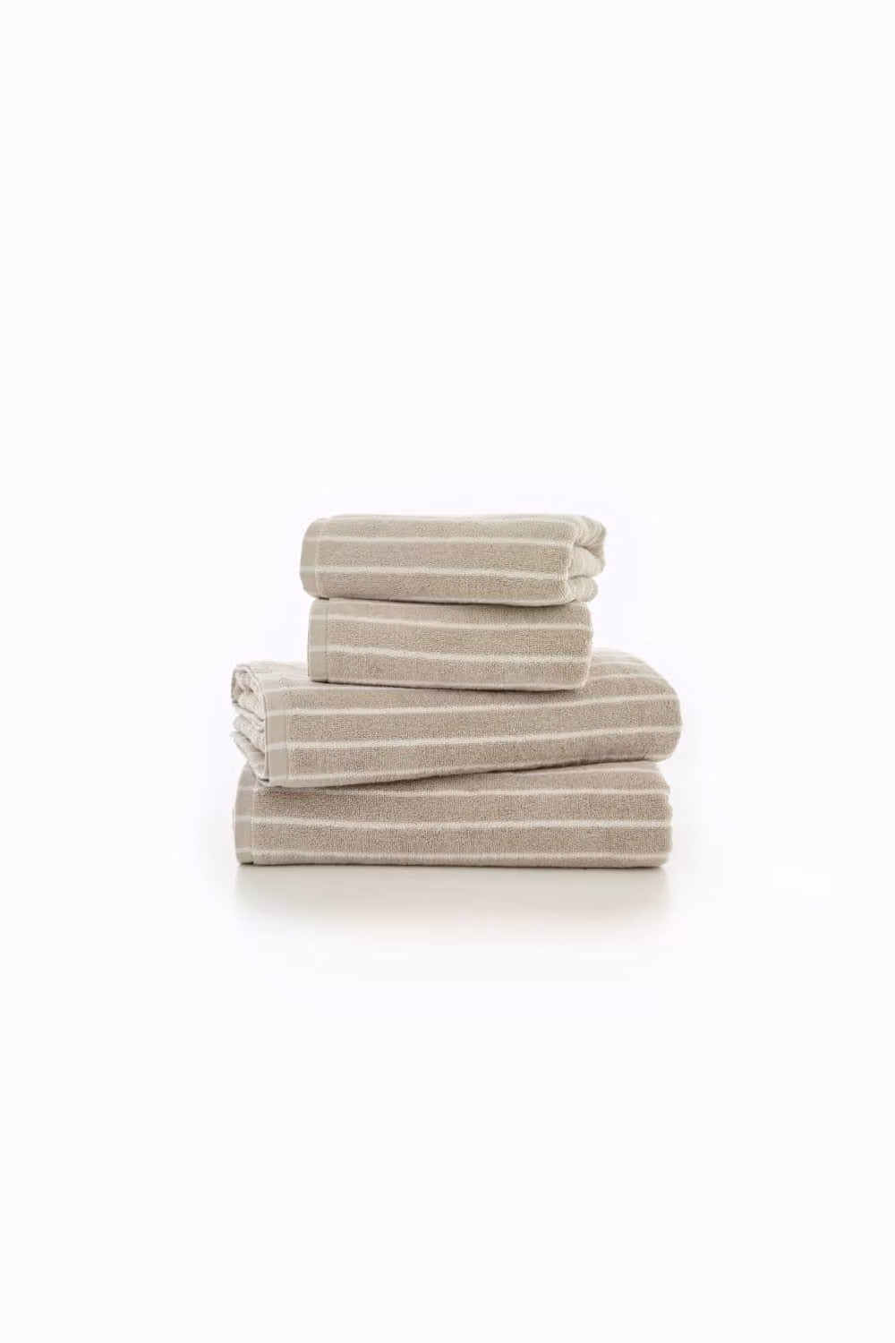 Deyongs Malmo Striped Pure Cotton Towel in Beige, 480 GSM – 2