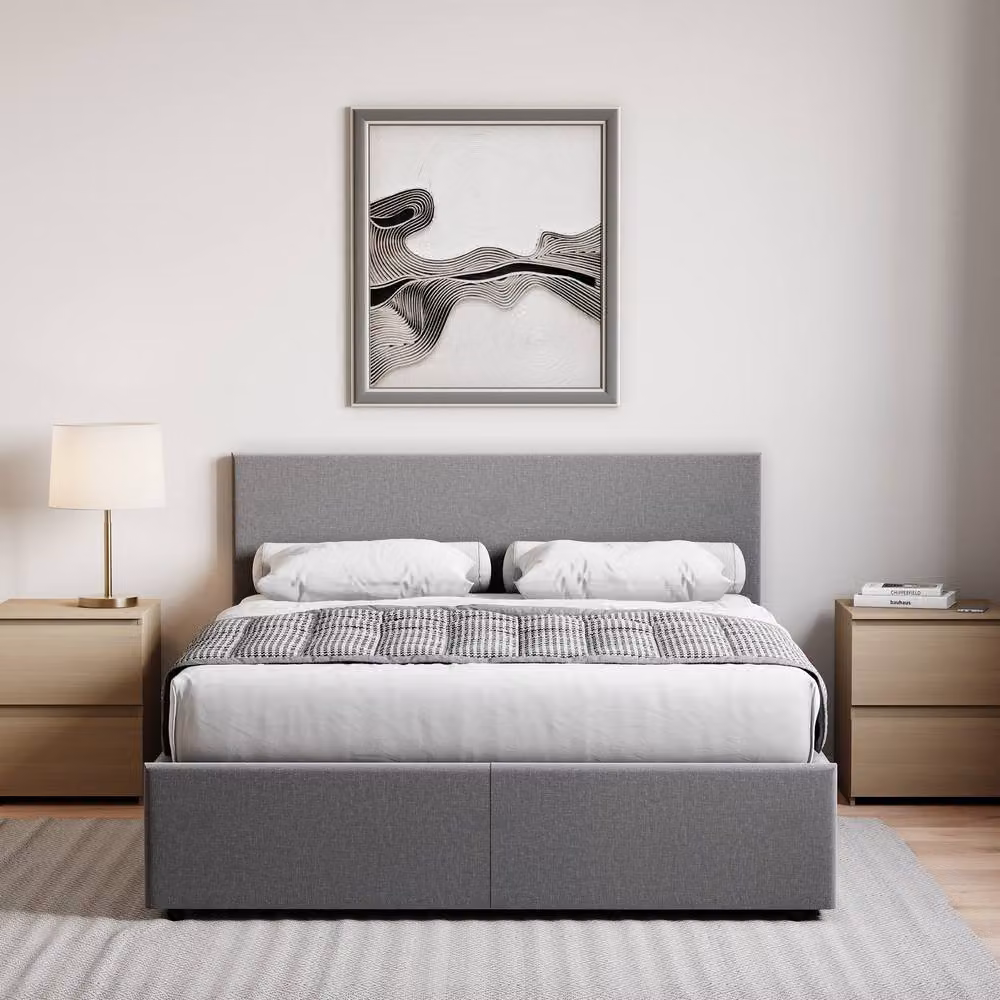 Vida Designs Veronica King Size Ottoman Bed in Dark Grey Velvet Fabric W/D/H: 180 x 200 x 158 cm – 3