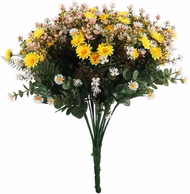 KDMD Pembroke Yellow Mini Daisy Bush with 36 Stems