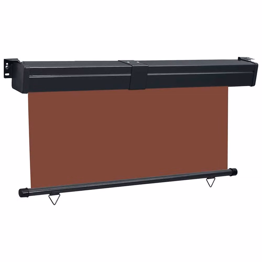 Berkfield Home Balcony Side Awning in Brown, W/H: 170 x 250 cm – 2
