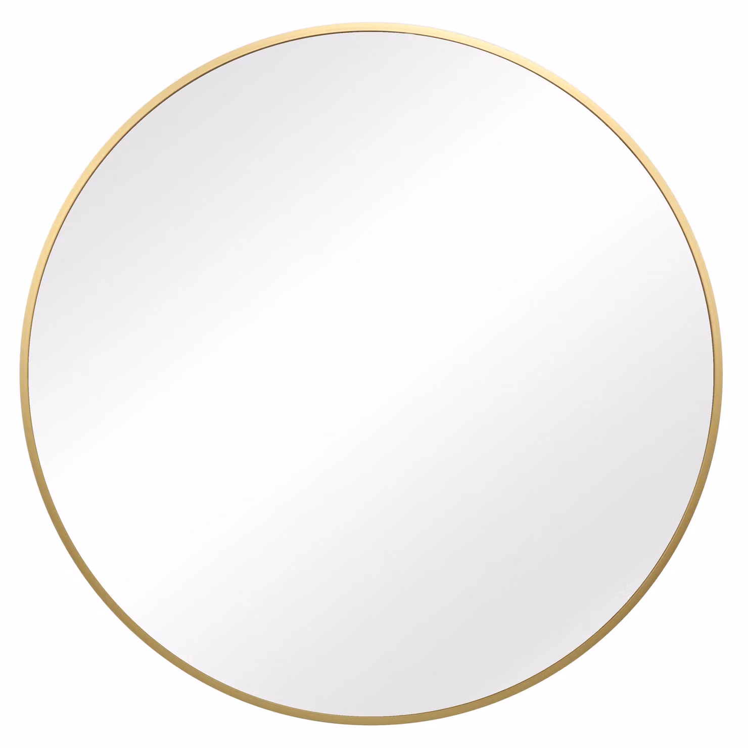 Home Garden Direct Pandora Round Wall Mirror in Gold, W/D/H: 80 x 80 x 80 cm – 2