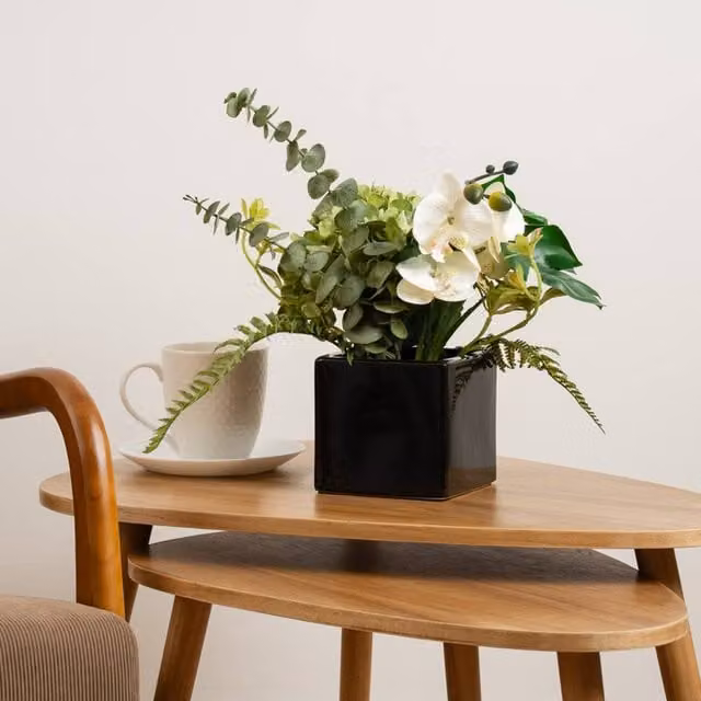 Scottish Everlastings Ltd Multicolour Mixed Floral Tabletop Arrangement, Height: 43 cm – 1