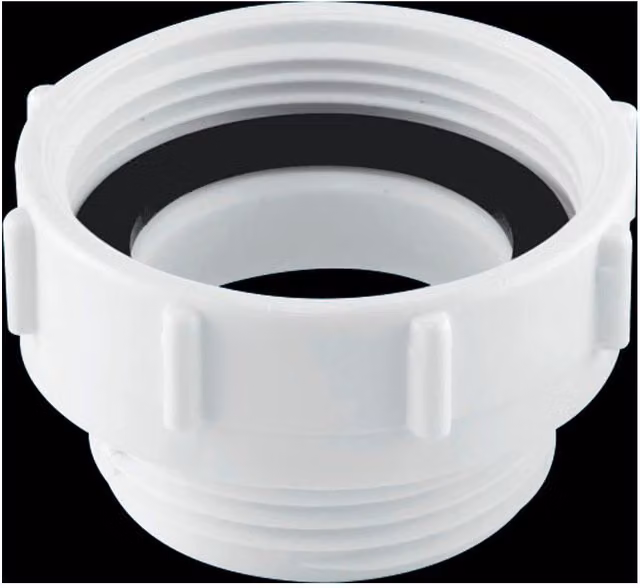 McAlpine T12C White Plastic 2 inch x 1.5 inch BSP Coupling