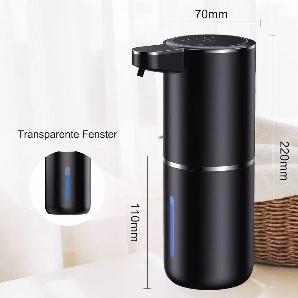 NESTLUNE Wall-Mounted Automatic IR Touchless Hands Sanitiser, 380ml, Black – 2