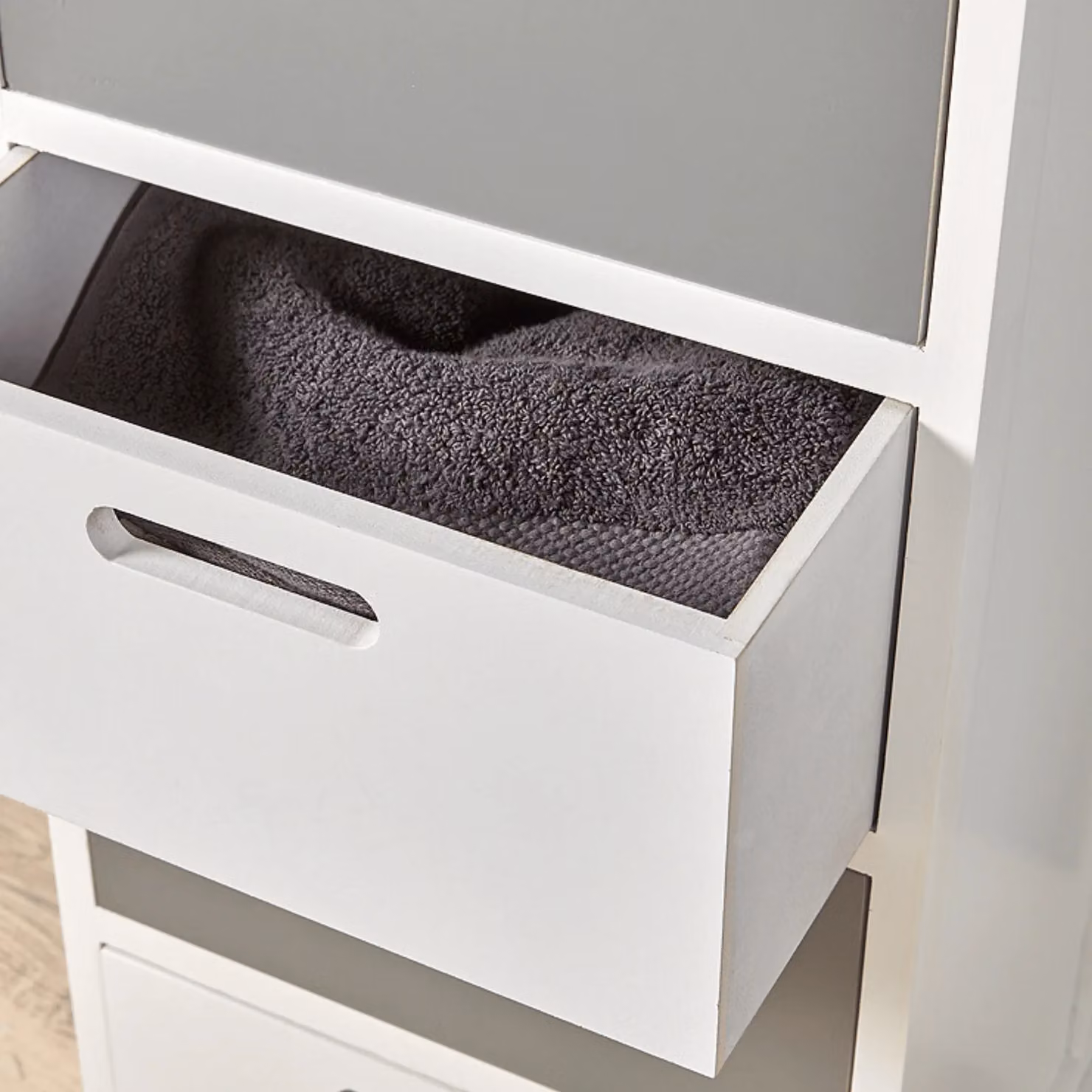 Home Source 5 Drawer Tallboy Wooden Bedroom Storage Chest in White – 2