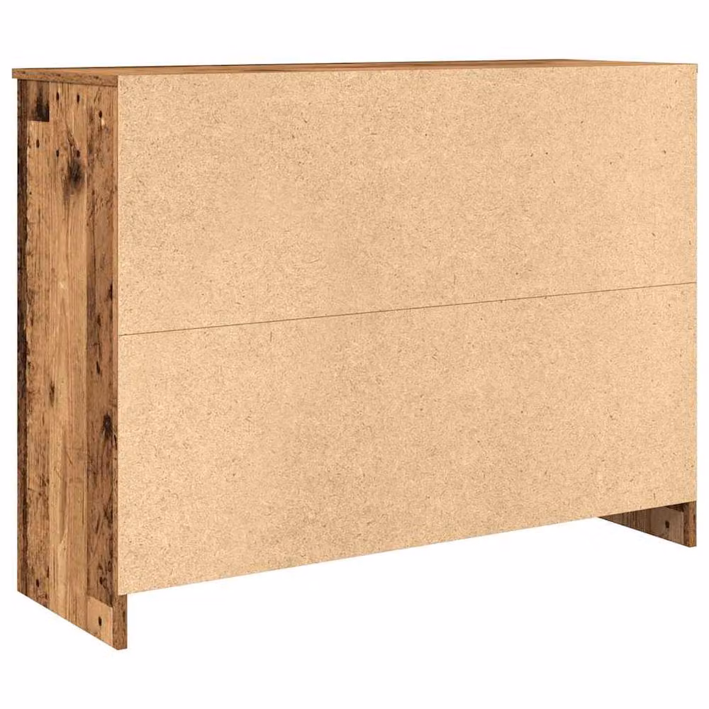 Berkfield Home Vintage Sideboard with Drawer in Brown, W/D/H: 101 x 35 x 76 cm – 4