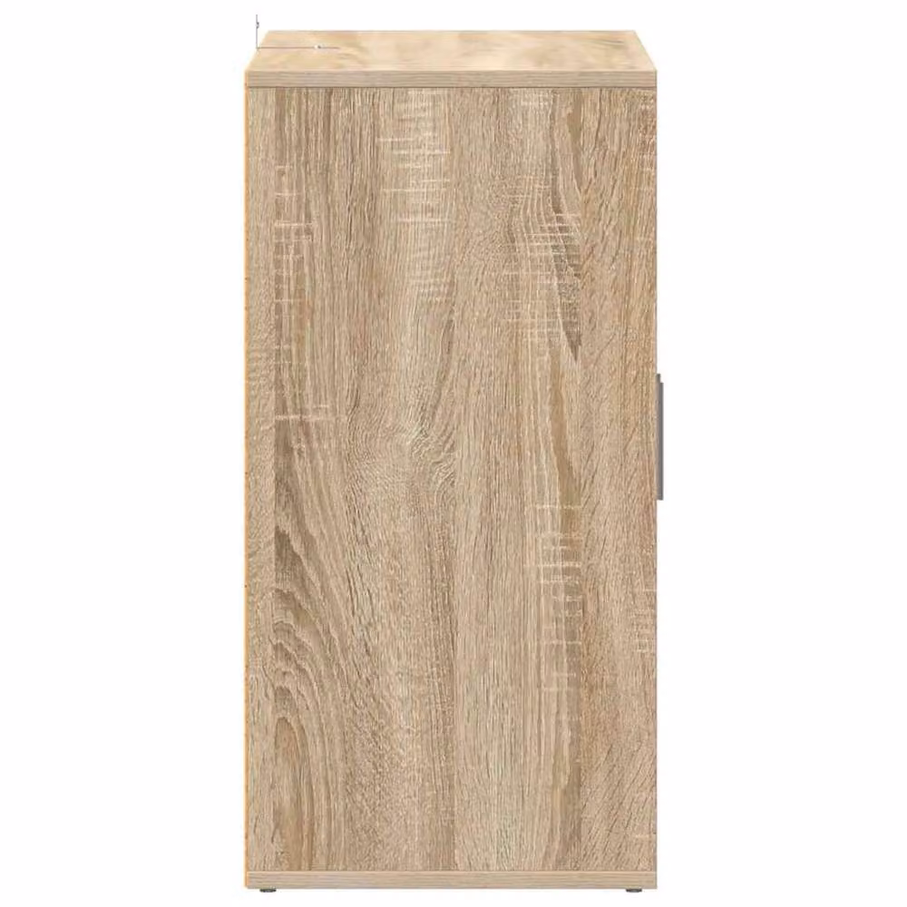 Berkfield Home Modern Wall Mounted Shoe Cabinet in Sonoma Oak, Beige, W/D/H: 60 x 35 x 70 cm – 3