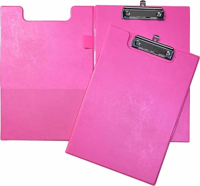 Janrax A4 Foldover Clipboard in Pink