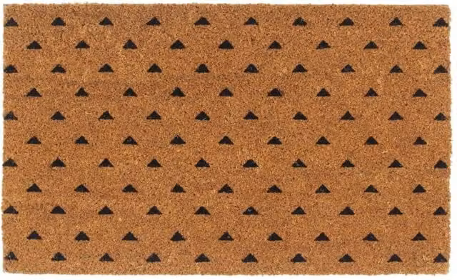 Berkfield Home Brown Tufted Coir Door Mat, W: 45 cm, D: 75 cm