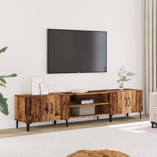 vidaXL TV Cabinet in Old Wood Brown, W/D/H: 180 x 31.5 x 40 cm – 2