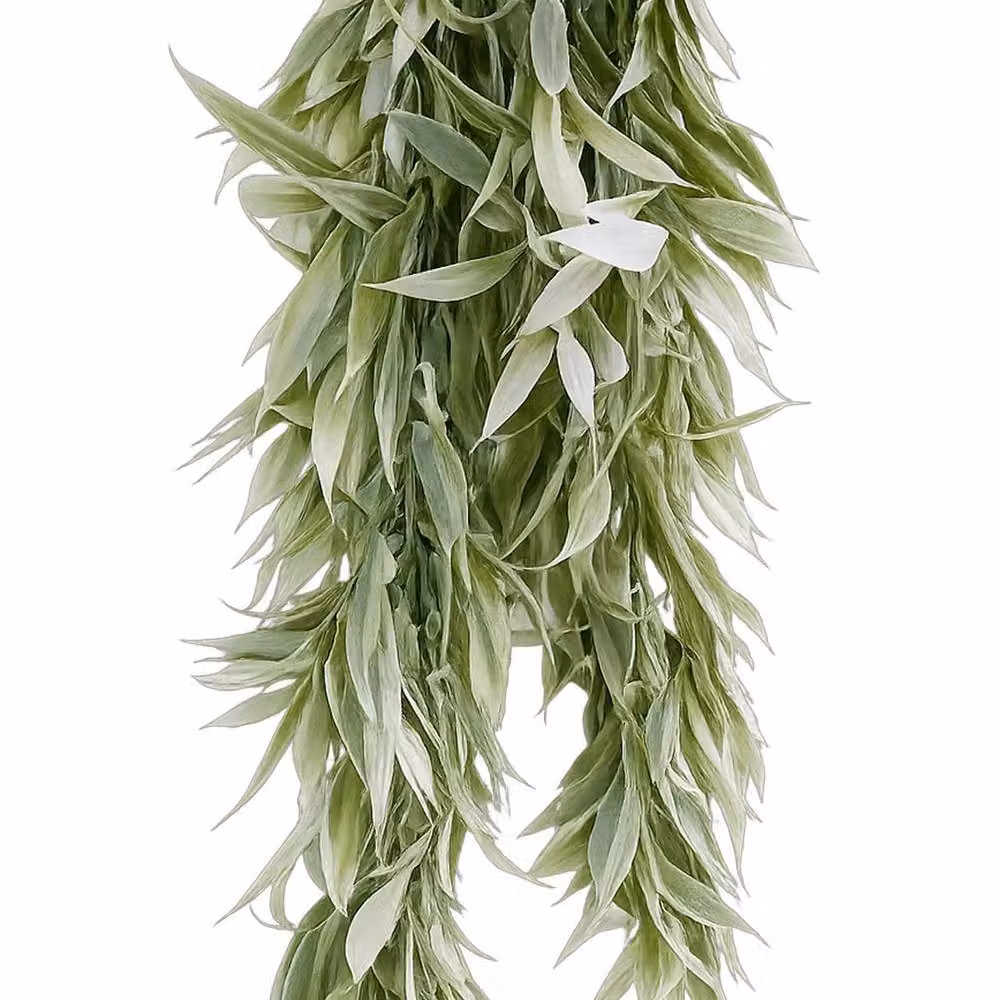 Botanik Pack of 6 Green Artificial Hanging Leaf Foliage, 80 cm – 2