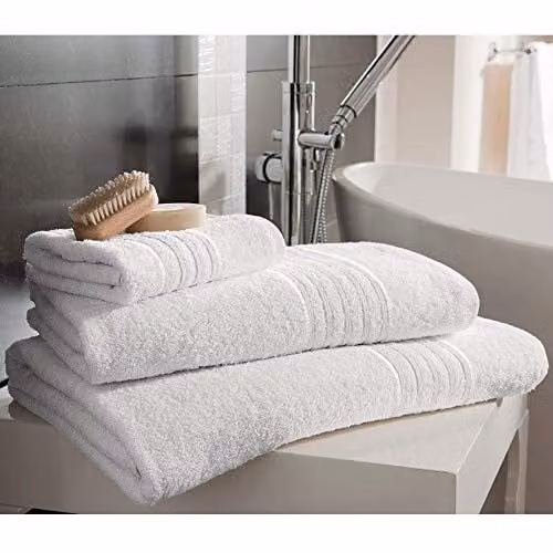 Gaveno Cavailia 4 Pack Hampton White Cotton Hand Towels