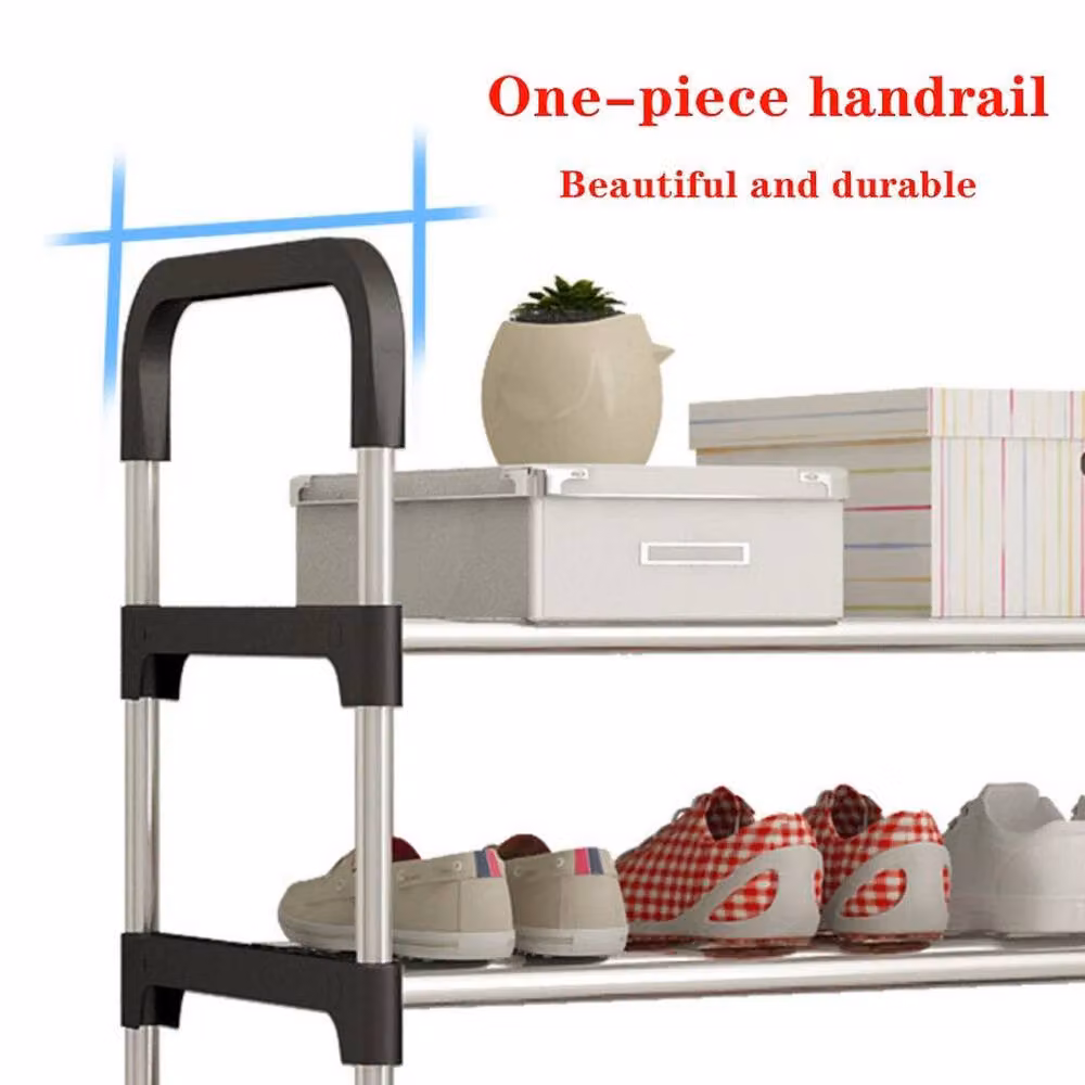 Kelvenix 5 Tier Metal Shoe Rack Stand Storage Organiser in Black – 3