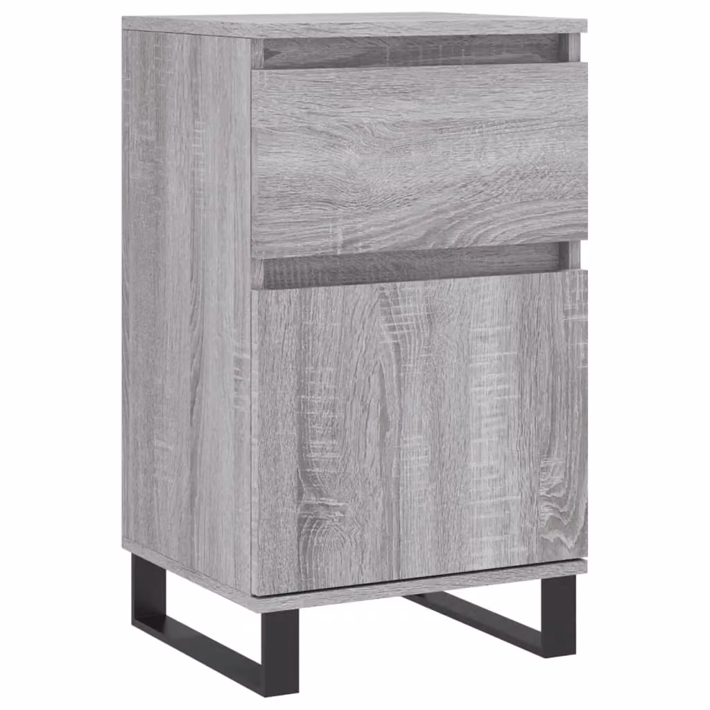 Berkfield Home Grey Sonoma Sideboard in Engineered Wood, W/D/H: 40 x 35 x 70 cm – 2