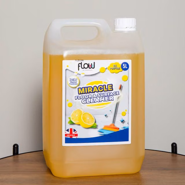 Samuel Alexander 5 Litre Lemon Multi-Purpose Floor and Surface Cleaner - Yellow