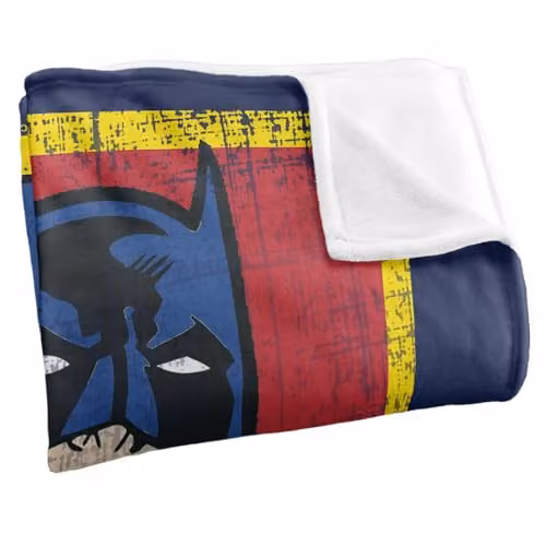 Warner Bros. Batman Super Soft Fleece Throw Blanket, Multicolour, W: 127 cm x L: 152 cm – 2