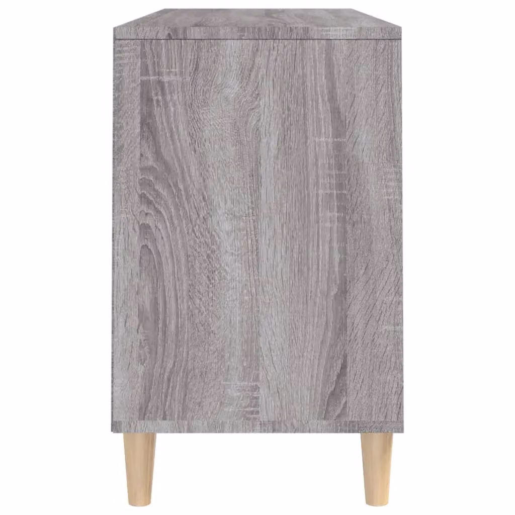 Berkfield Home Grey Sonoma Shoe Cabinet with Integrated Seat, W/D/H: 102 x 36 x 60 cm – 4