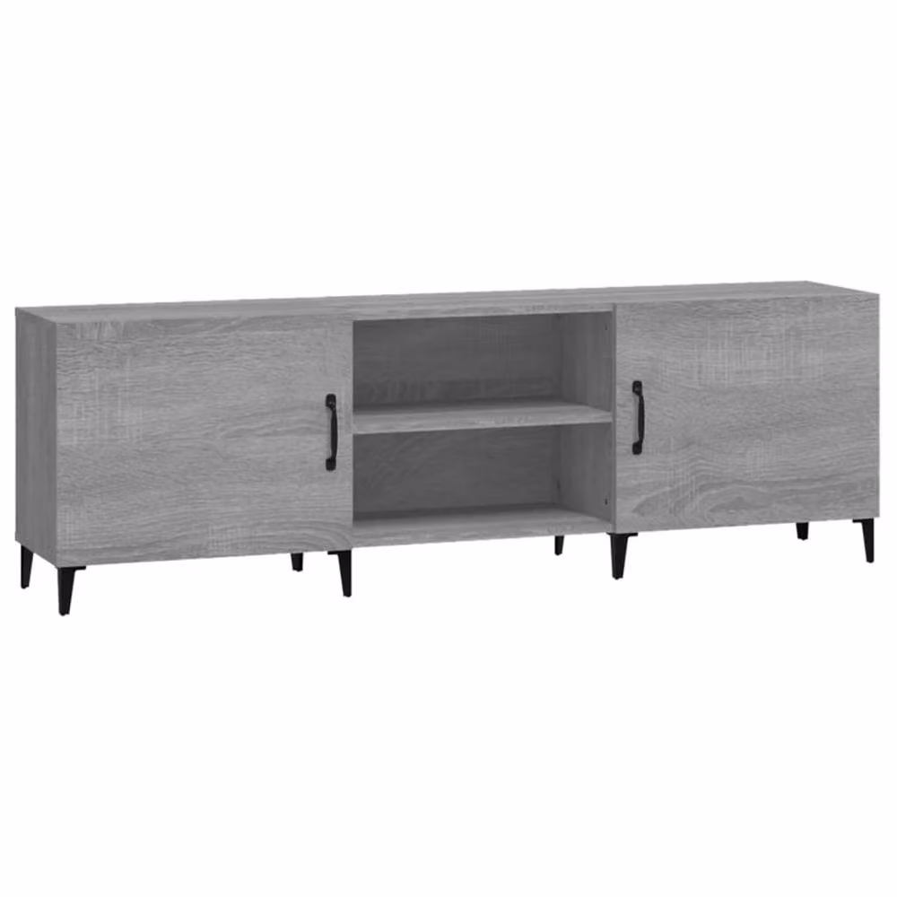 Berkfield Home Classic TV Cabinet in Grey Sonoma, W/D/H: 150 x 30 x 50 cm – 2