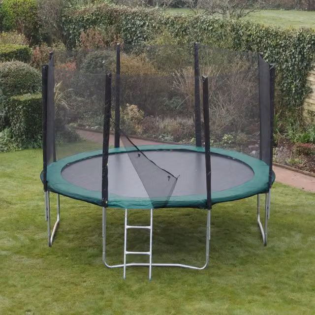Kanga Hi-Power 12ft Trampoline Package in Green