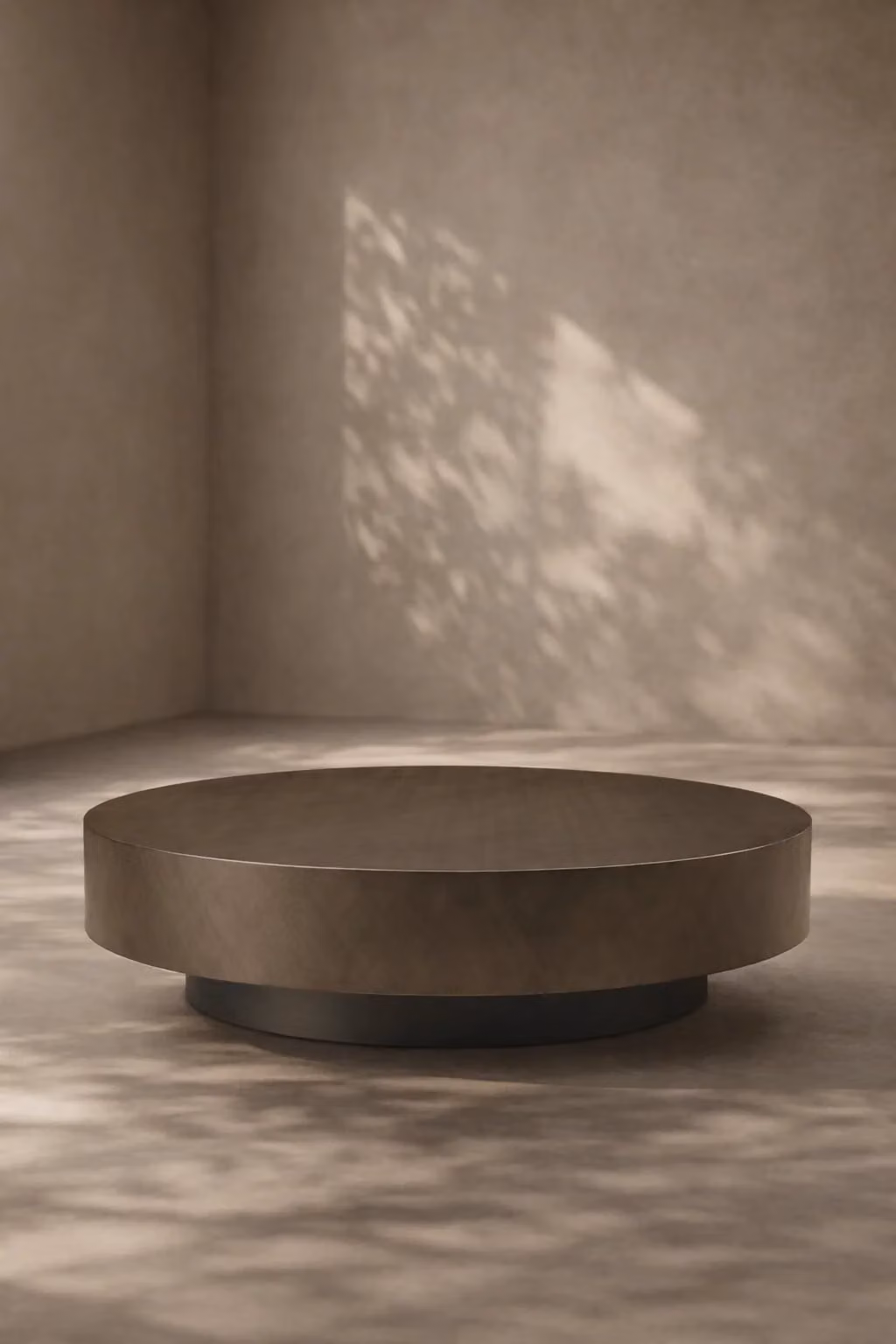 Tommy Franks Adair Round Coffee Table in Bronze