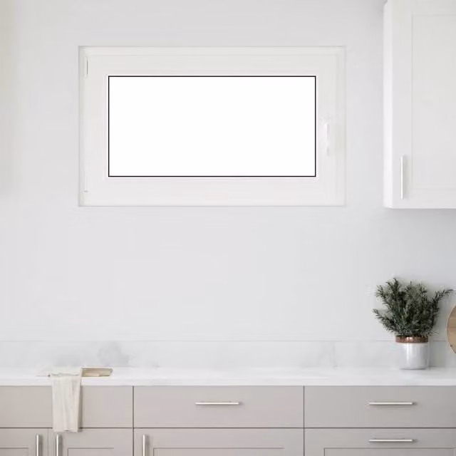 Berkfield Home RISOR Basement Tilt and Turn Window, White, W: 100 cm, H: 70 cm