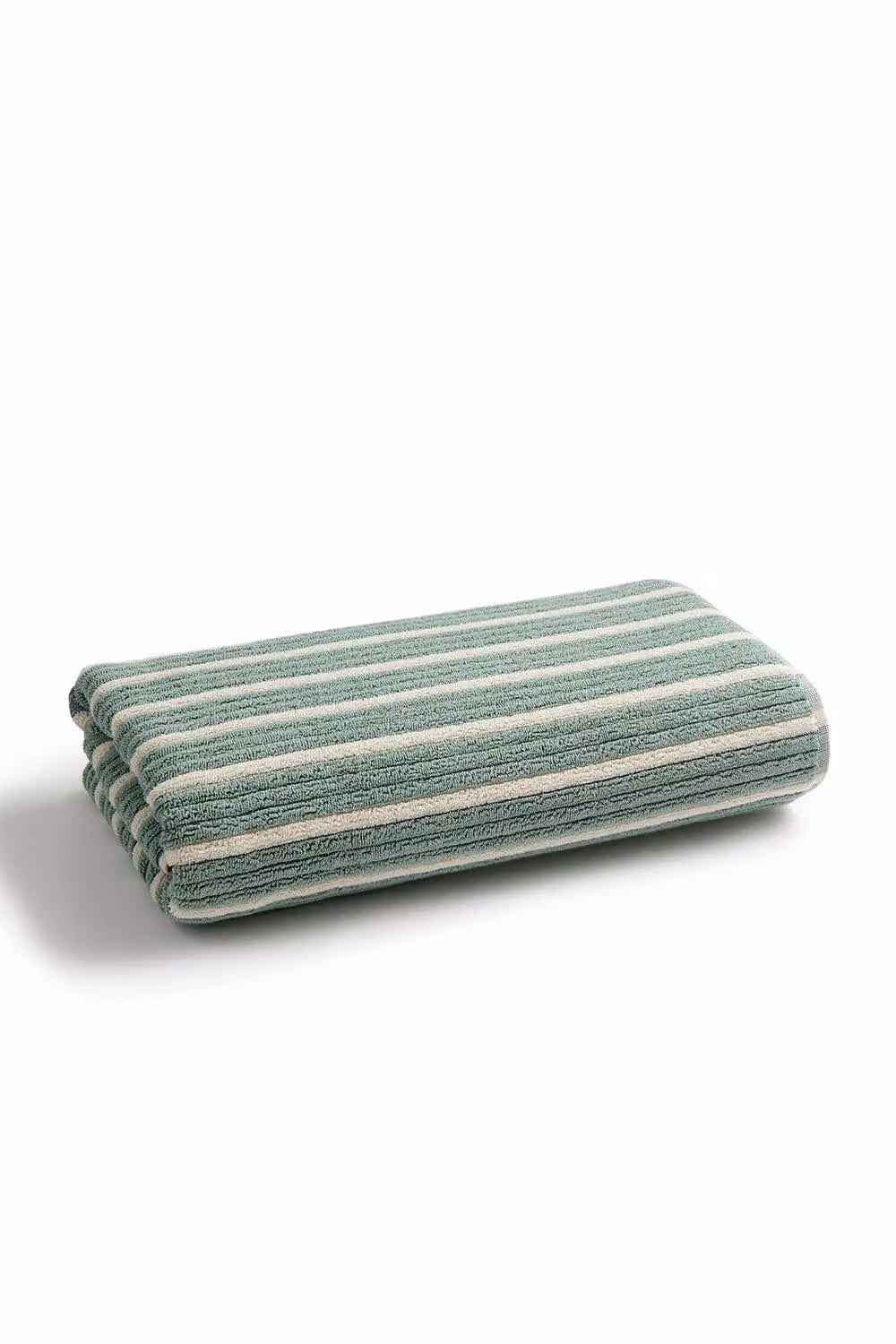 CHRISTY Darwin Reversible Blue Ribbed Turkish Cotton Towel – 2