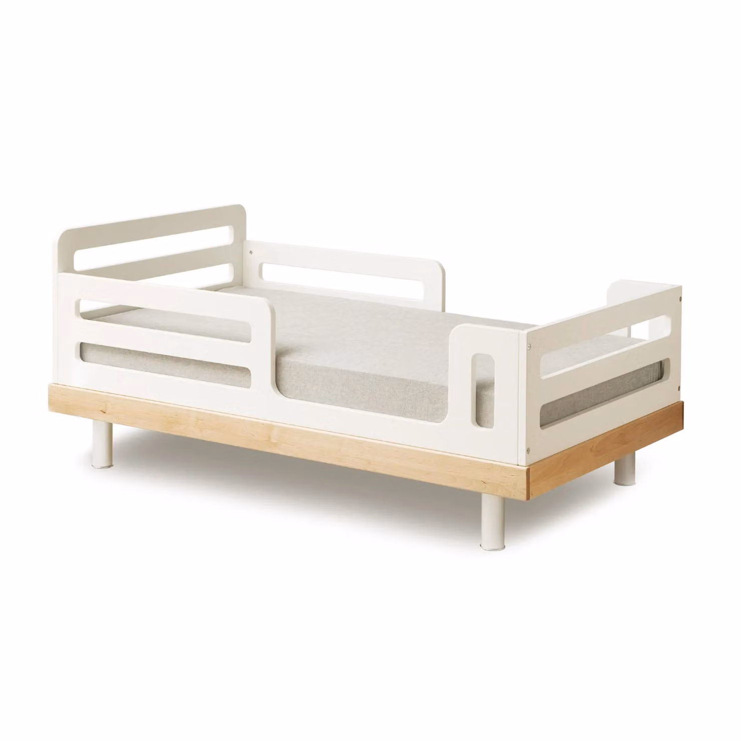 Oeuf NYC Classic Toddler Bed in White and Birch – 2