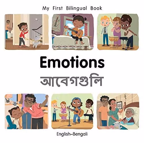 Milet Publishing My First Bilingual Book Emotions English-Bengali Multicolour Paper Book
