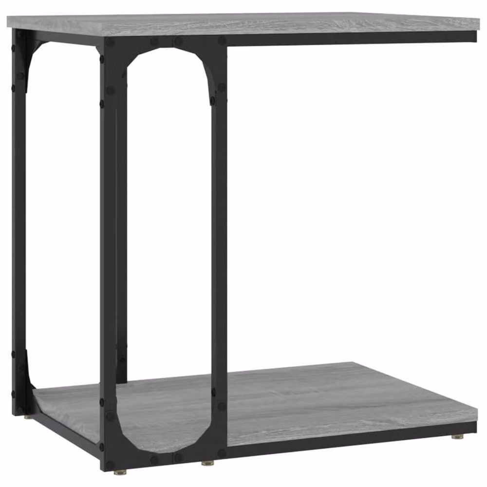 Berkfield Home Grey Sonoma Side Table, W/D/H: 50 x 35 x 52 cm – 3