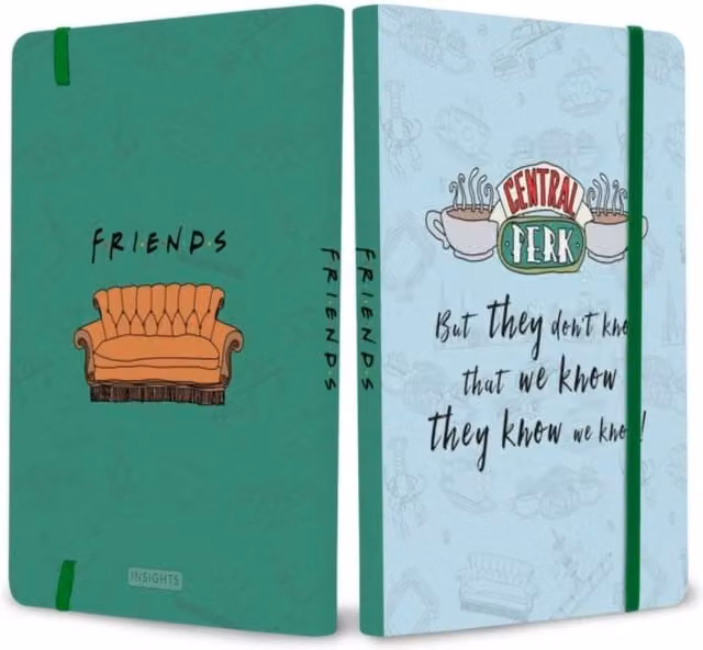 Insight Editions Friends Central Perk Multicolour Softcover Notebook