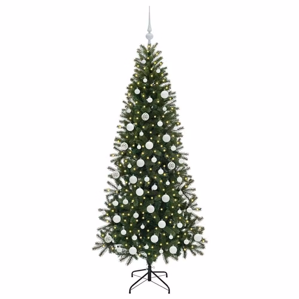 Berkfield Home Artificial Green Christmas Tree with 300 LEDs, Height: 180 cm – 3