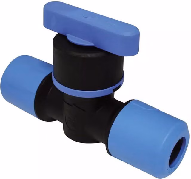 John Guest Blue Straight Stop Tap 32mm UGSTV3232